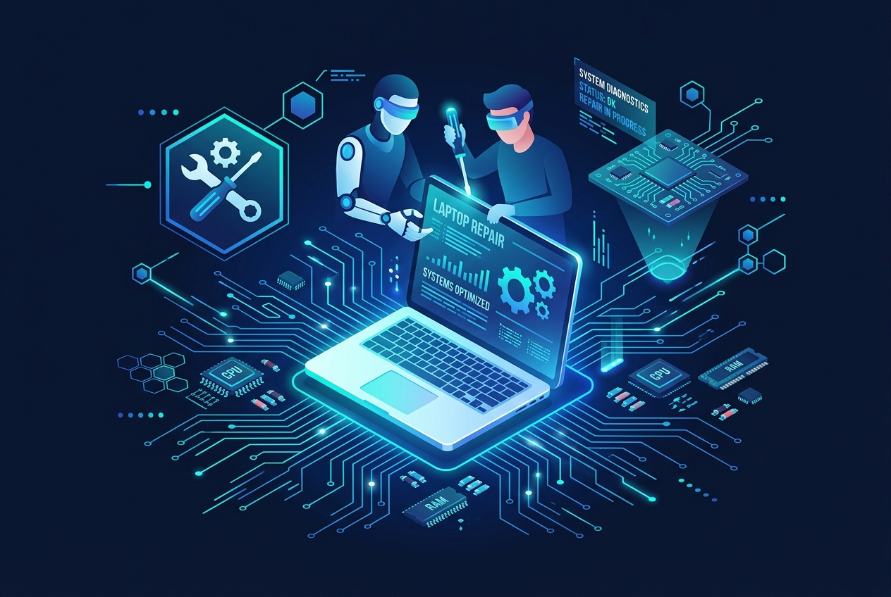 Juragan Software Tech Illustration